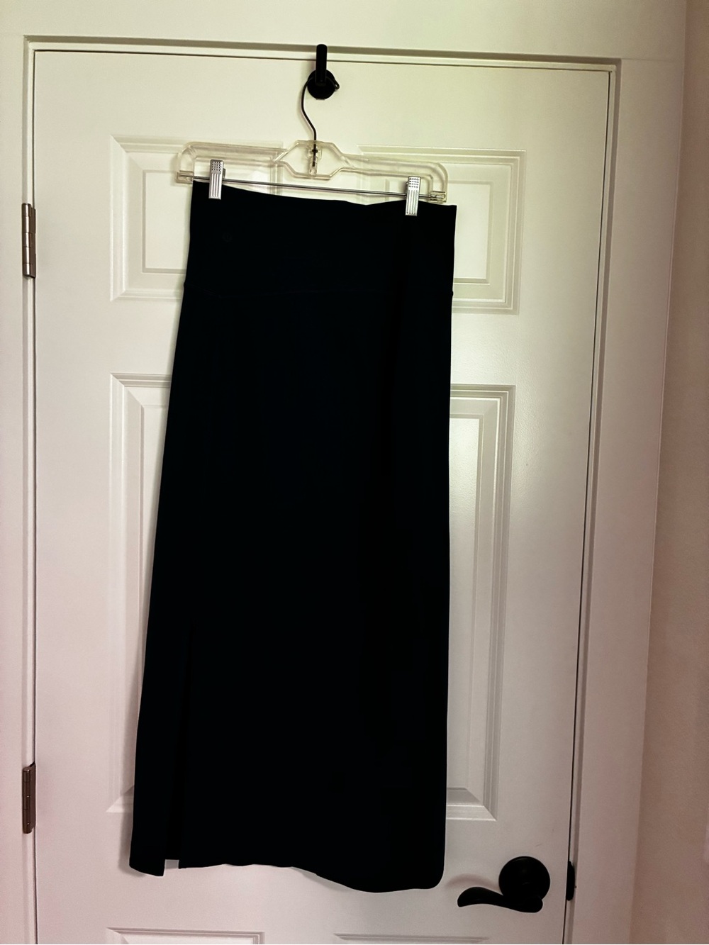 lululemon athletica Navy Blue Maxi Skirt - Straight Silhouette